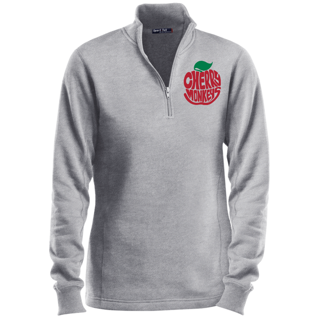 Cherry Monkeys Ladies' 1/4 Zip Sweatshirt