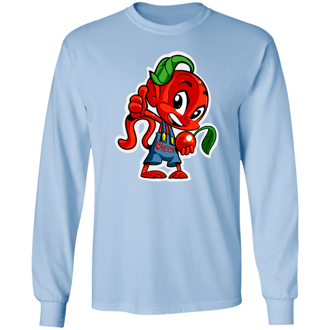 Cherry Thumbs Up LS Ultra Cotton T-Shirt