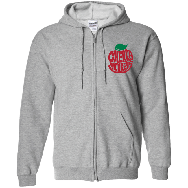 Cherry Monkeys Zip Up Hooded Sweatshirt